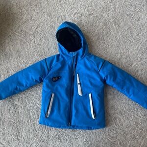 Obermeyer Blue Jacket with White Accents